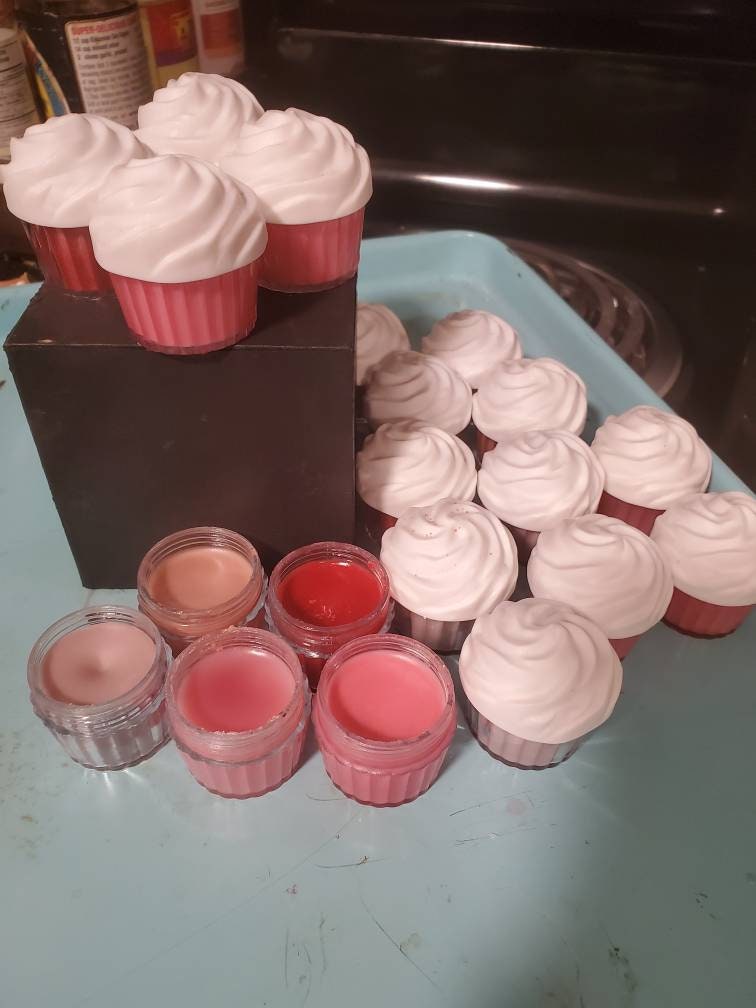 Cupcake Lipbalm Pot